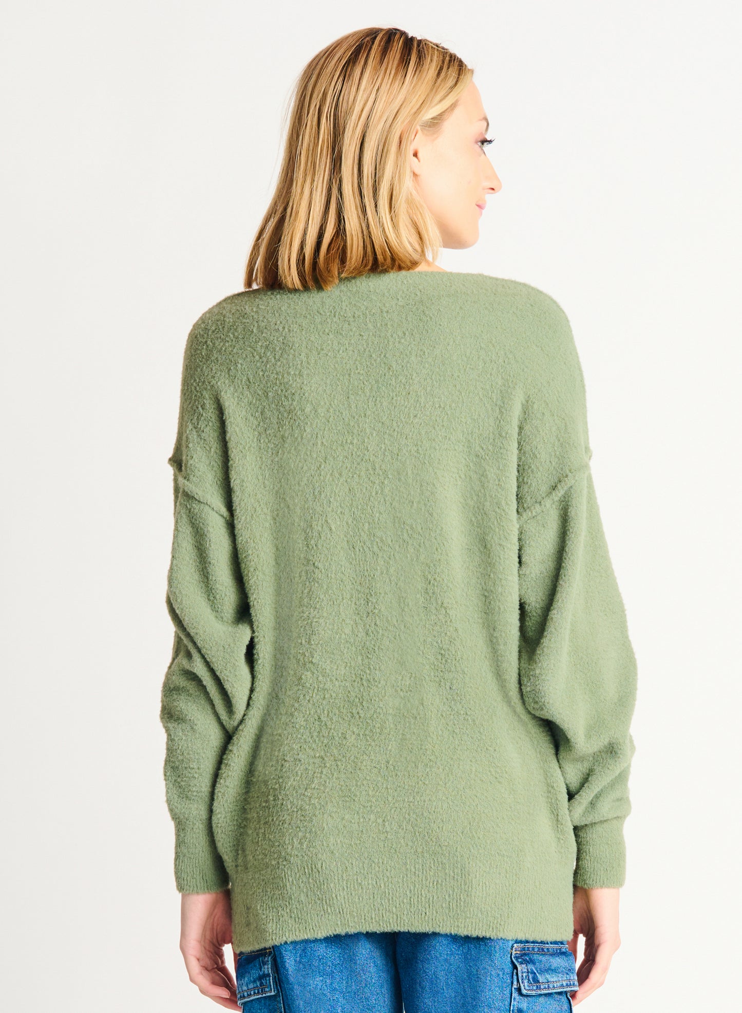Ultra Snuggly V-Neck Sweater