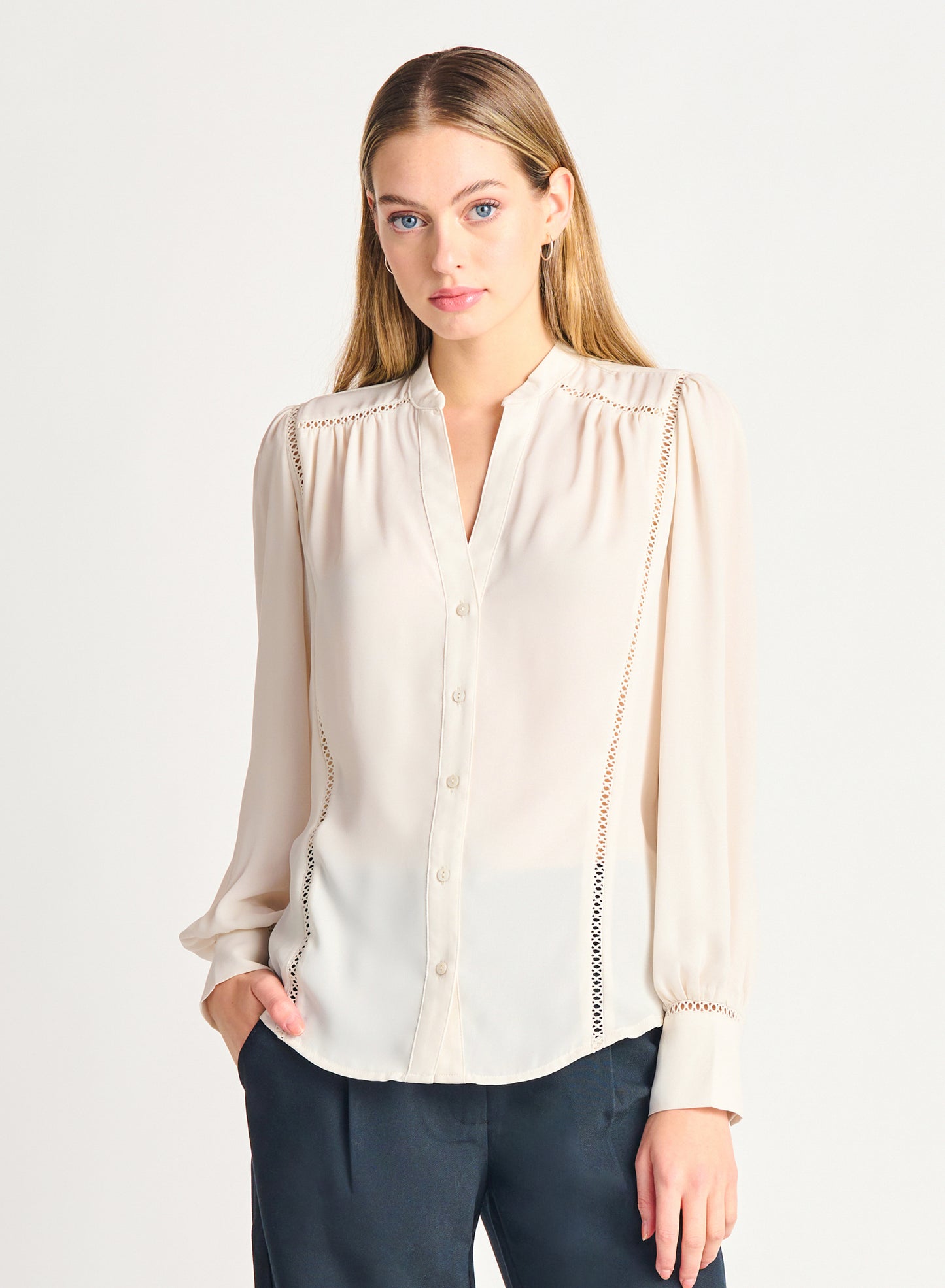 Crochet Insert Blouse