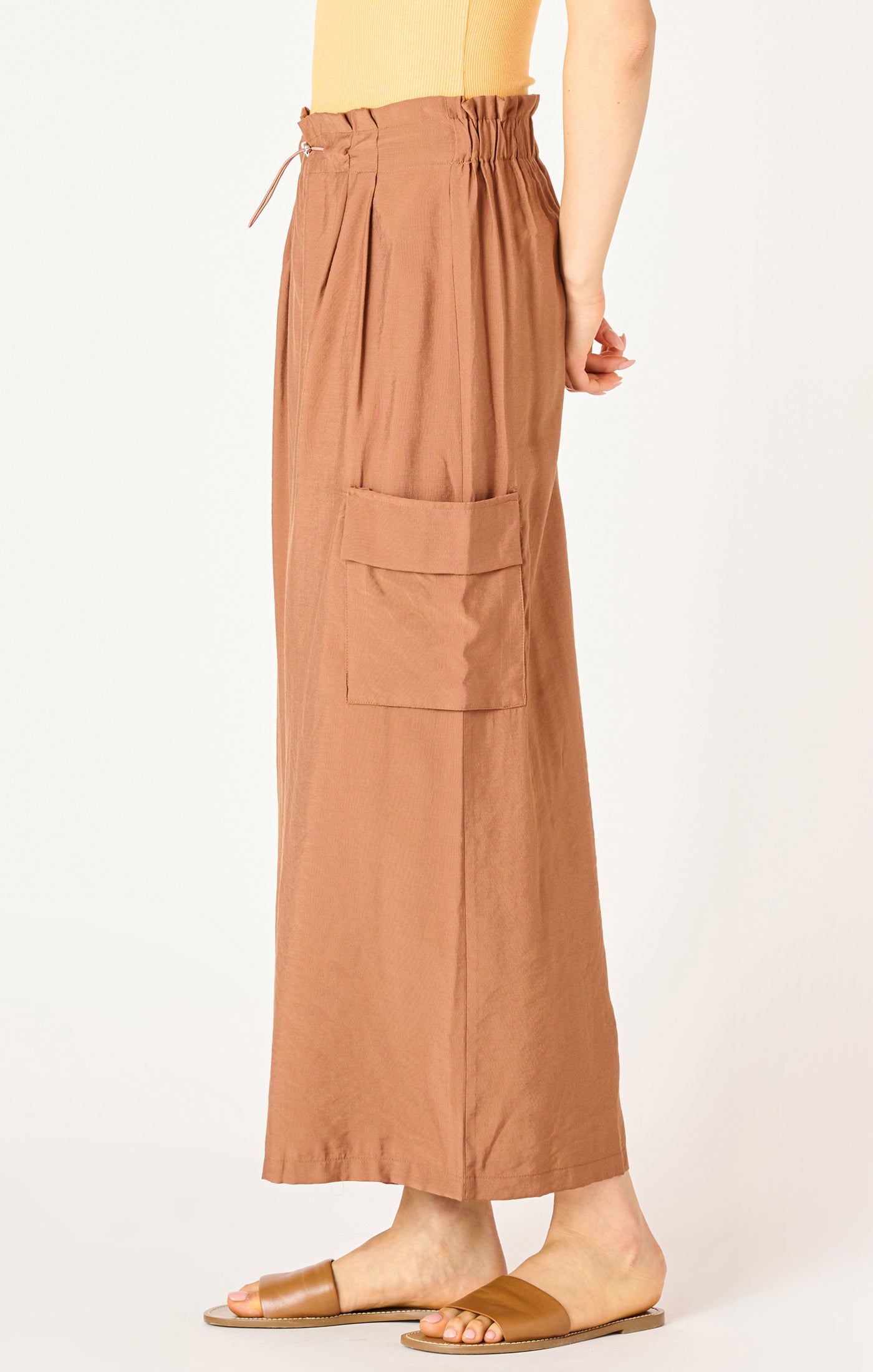 Sienna Wide Leg Drawstring Cargo Pant