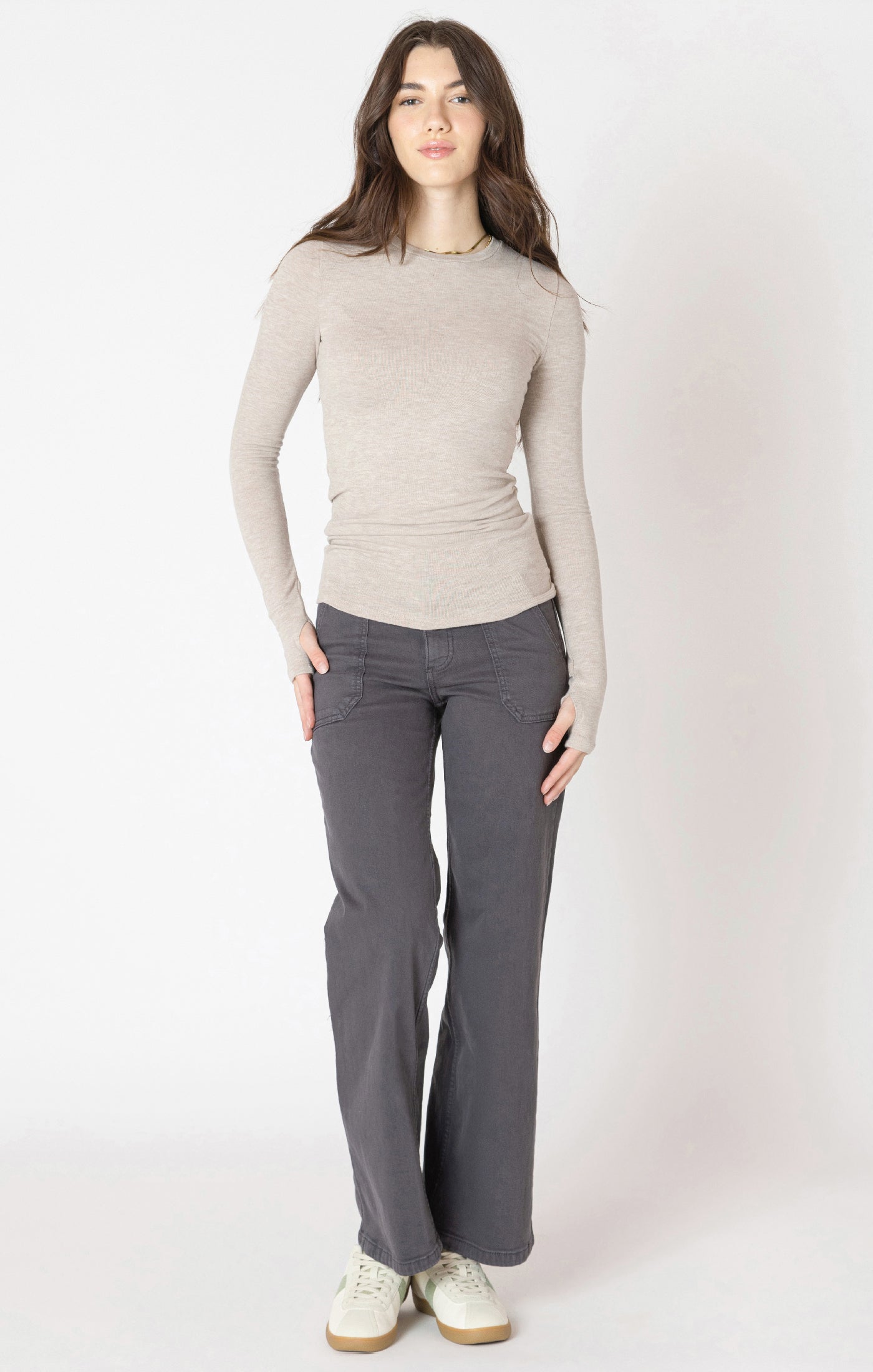 Soft & Simple Brushed Crewneck Tee
