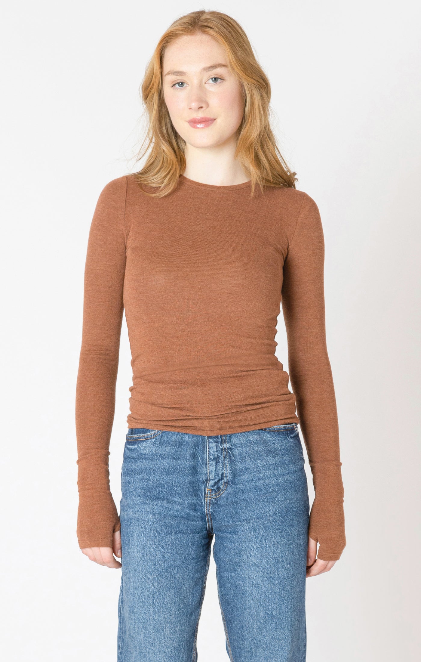 Soft & Simple Brushed Crewneck Tee