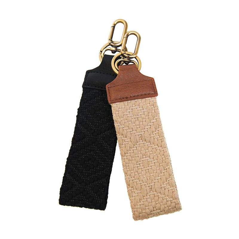 Simple Geo Woven Easy Find Wristlet