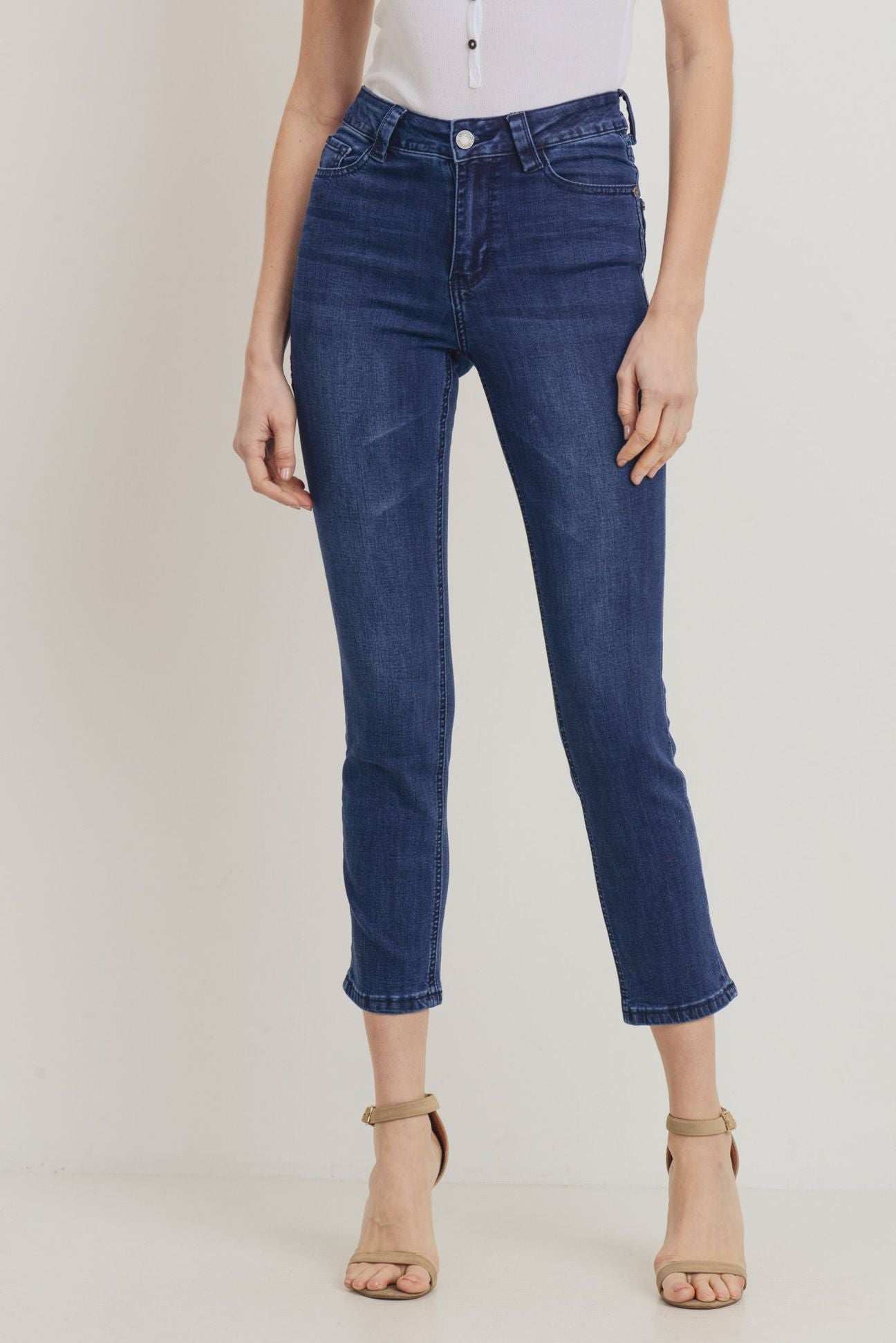 Sustainable Dark Wash Straight Jeans