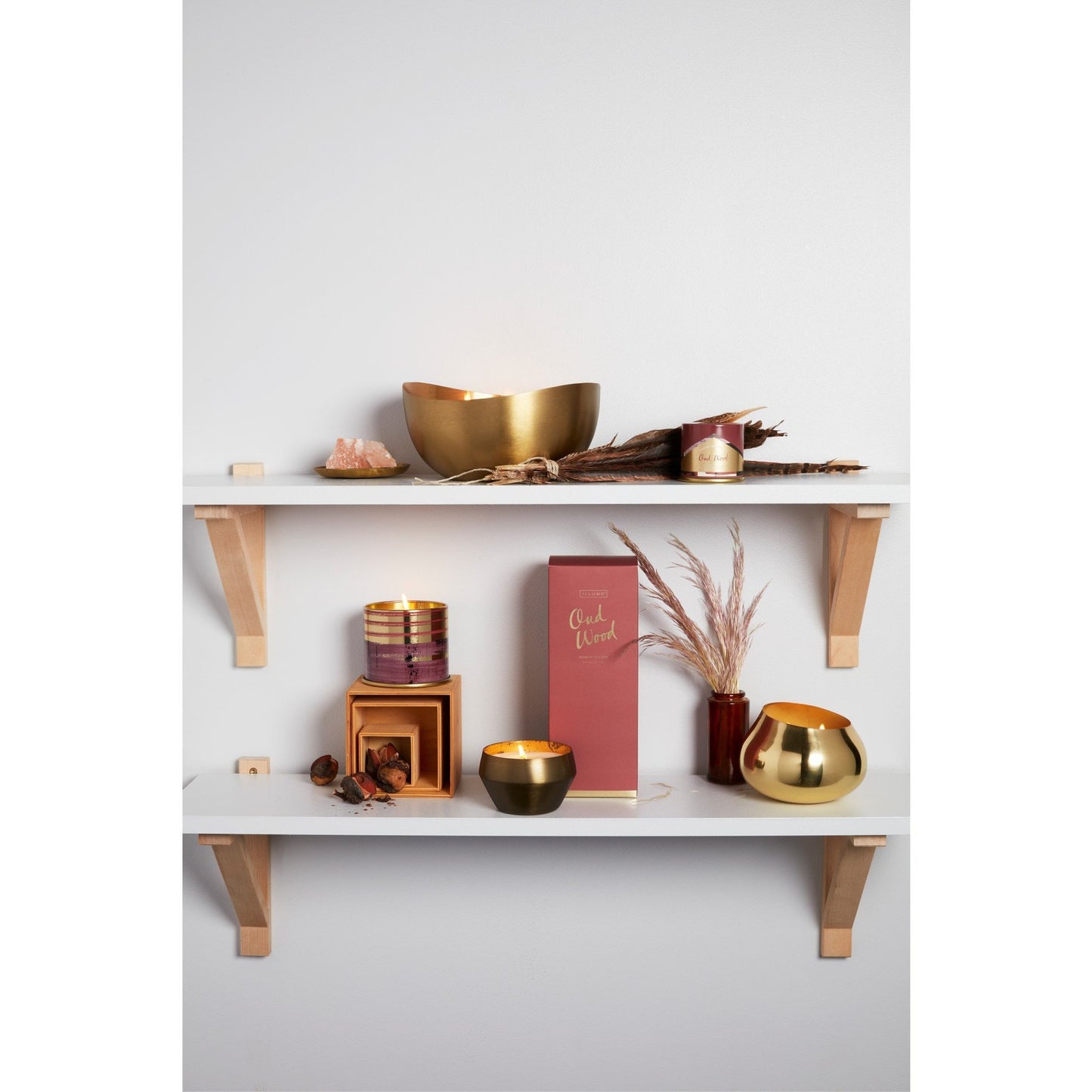 Oud Wood Radiant Metal Candle