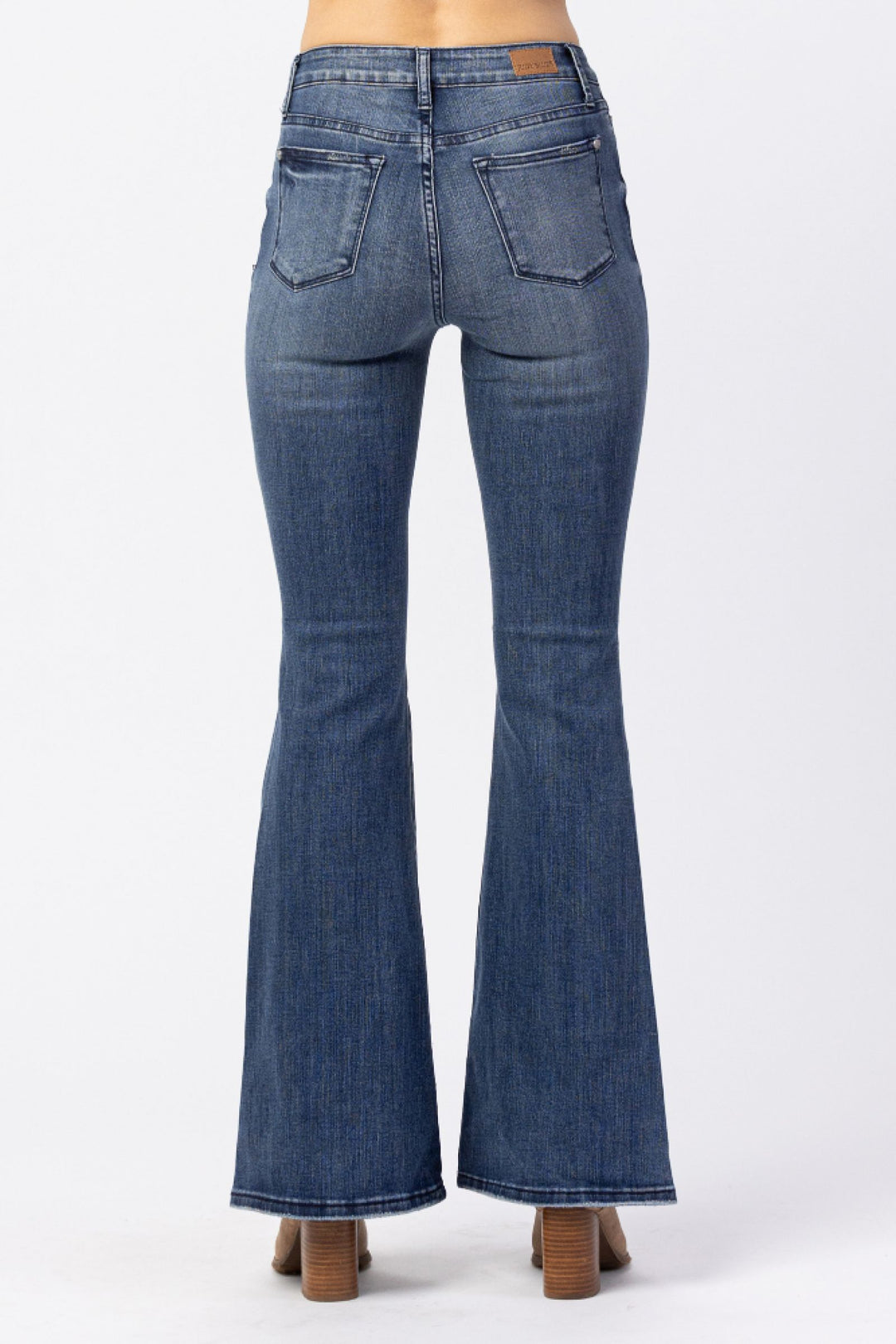 Judy Blue Contrast Trouser Flare Denim