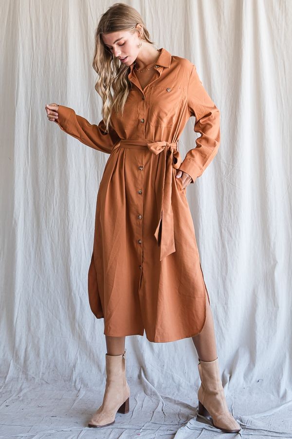 Iconic Autumn Shirt Dress