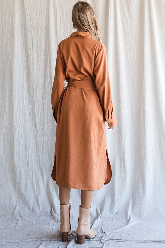 Iconic Autumn Shirt Dress