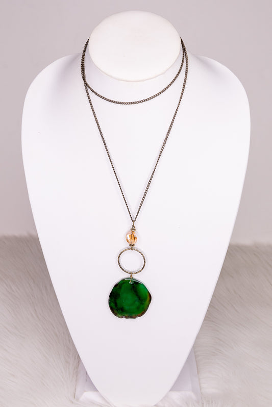 Princess Necklace Green