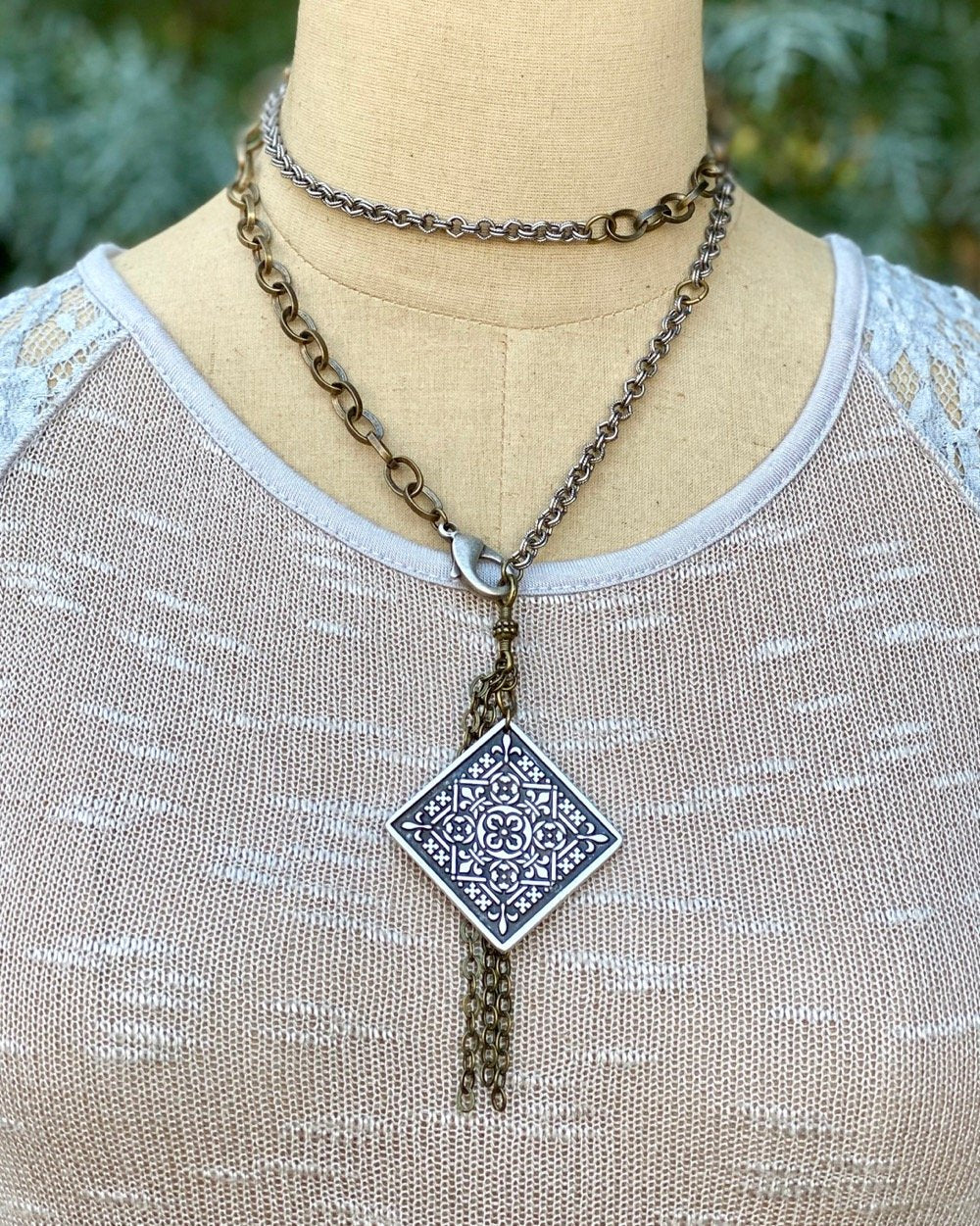 Inspire Designs Rolling Stone Necklace