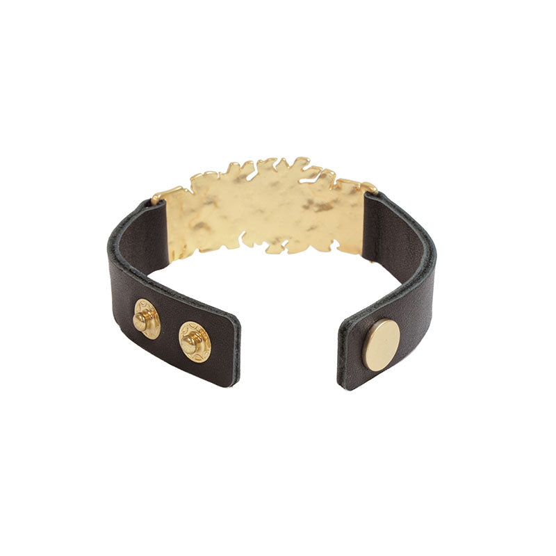 Leather Organic Bracelet