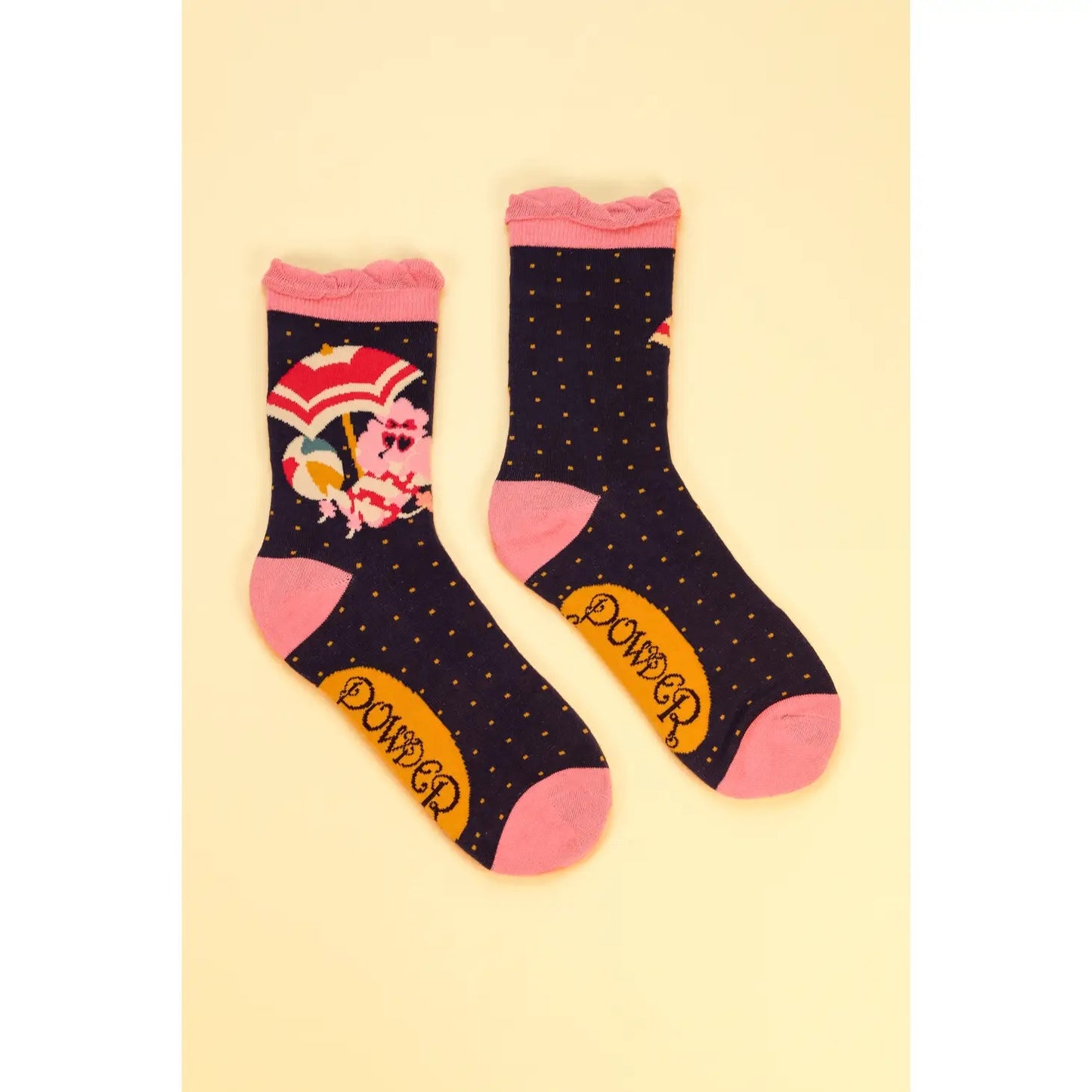 Poolside Poodle Ankle Socks