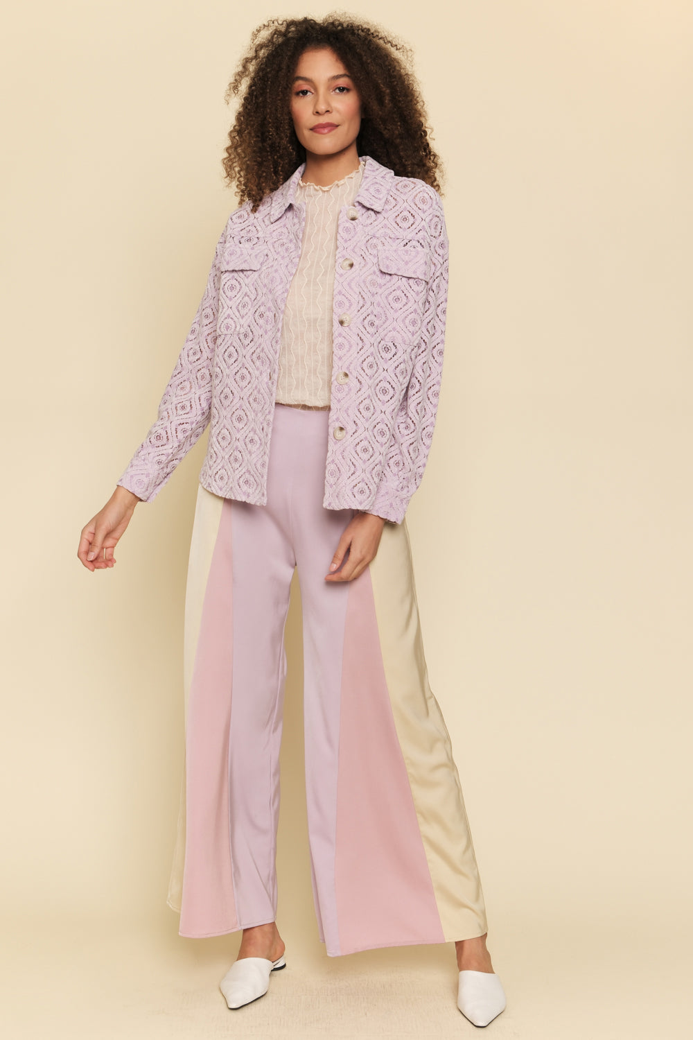Lavender Dreams Lace Jacket