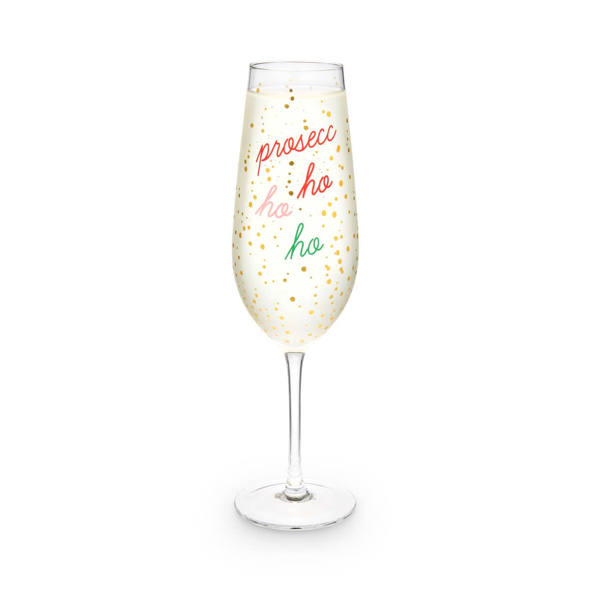 Prosecc-HO-HO-HO Full Bottle Flute