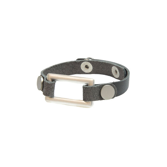 Rectangle Leather Bracelet