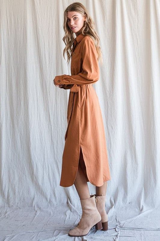 Iconic Autumn Shirt Dress