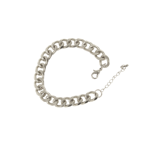 Silver Chunky Link Bracelet