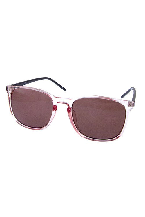 Neutral Square Retro Fashion Sunglasses