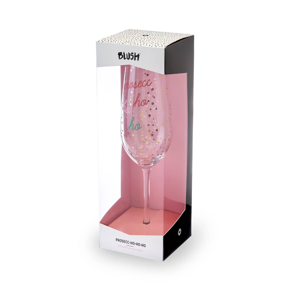 Prosecc-HO-HO-HO Full Bottle Flute