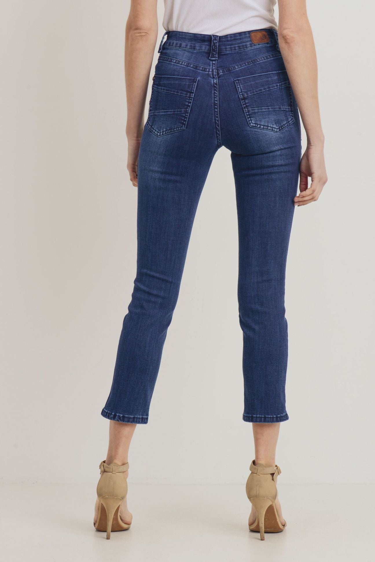 Sustainable Dark Wash Straight Jeans