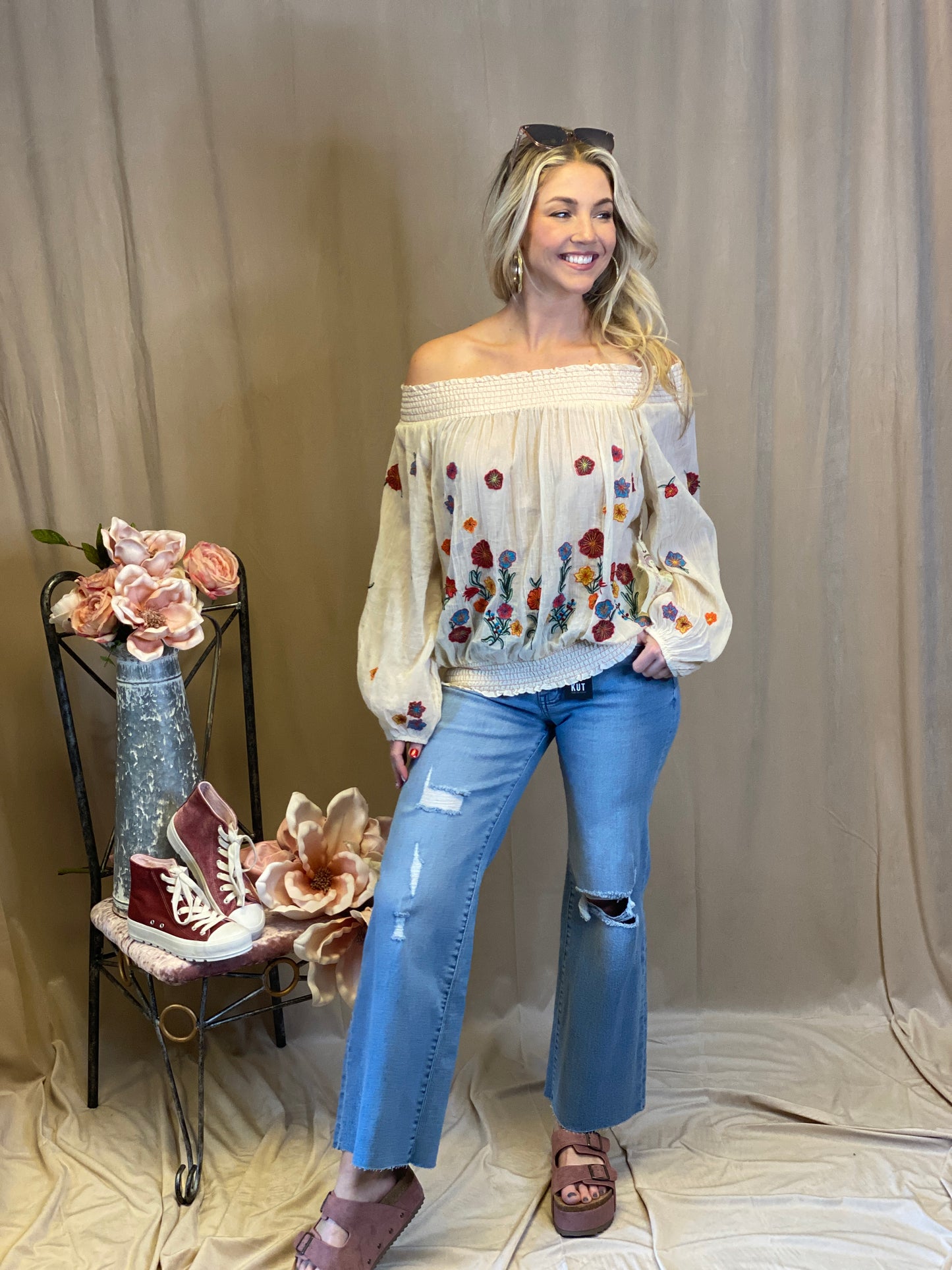 Kut From The Kloth Jean High Rise Fab Ab Super Flare Jeans