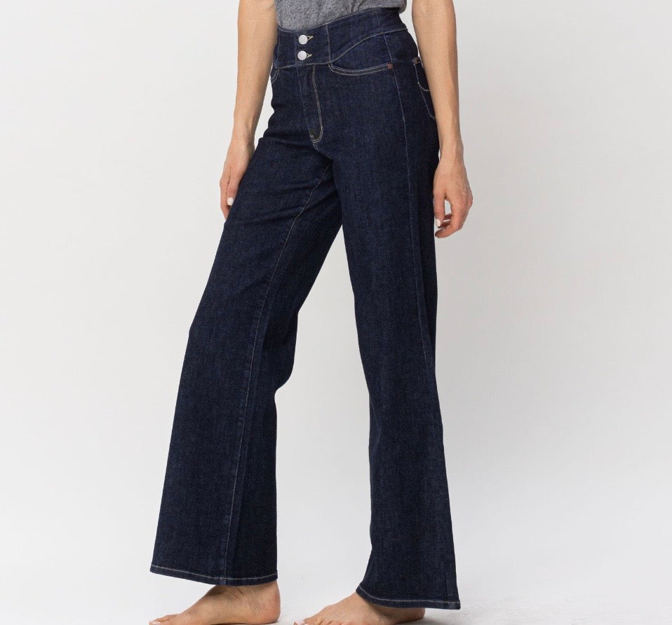 Judy Blue High Waist Geometric Pocket Jeans