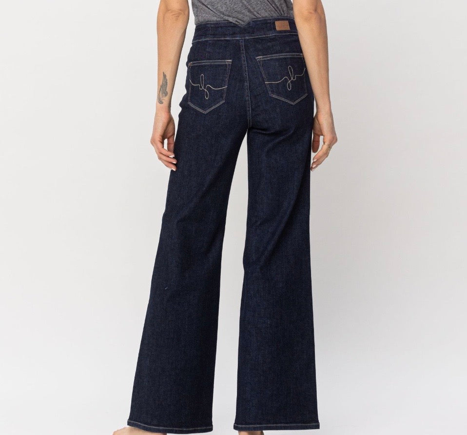 Judy Blue High Waist Geometric Pocket Jeans