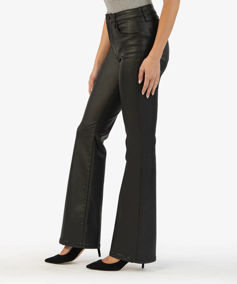 Kut From The Kloth Ana Fab Ab Coated High Waist Flare Jeans