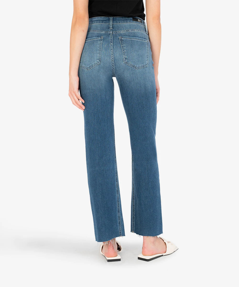 Kut From The Kloth Kelsey High Rise Fab Ab Ankle Flare Jeans