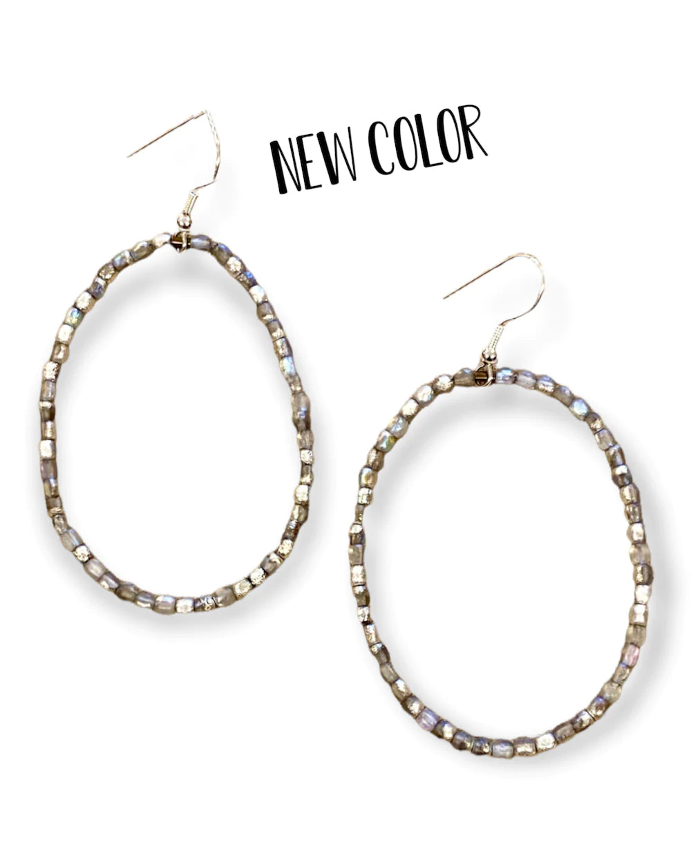 Inspire Designs Big Crystal Hoop Earring