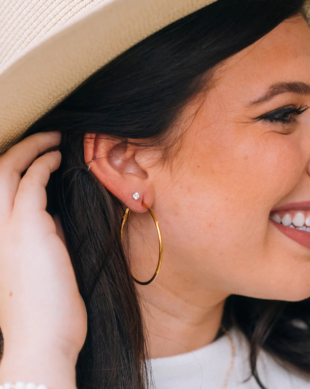Inspire Designs Classic Hoop Earring