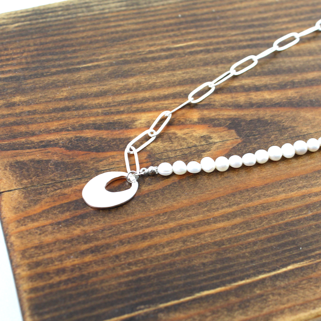 Pearl Accent Pendant Necklace