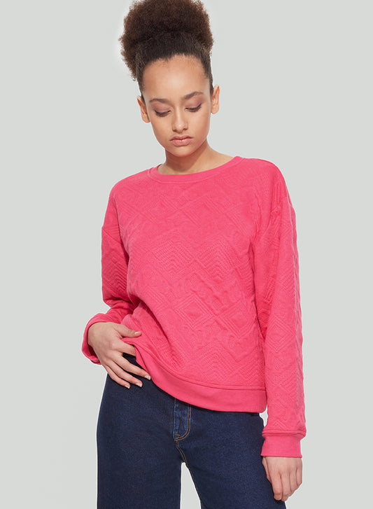 Sweet Fuschia Knit Top