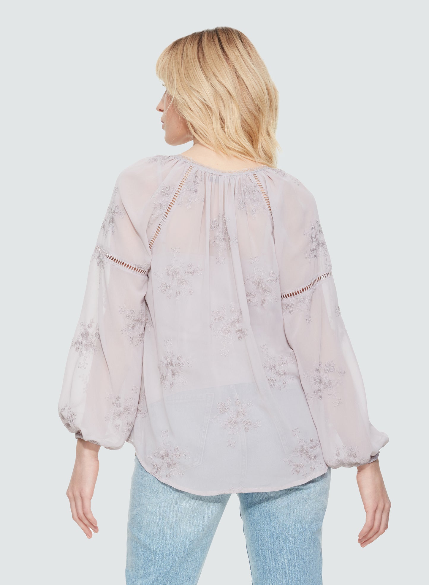 Lavender Crochet Top