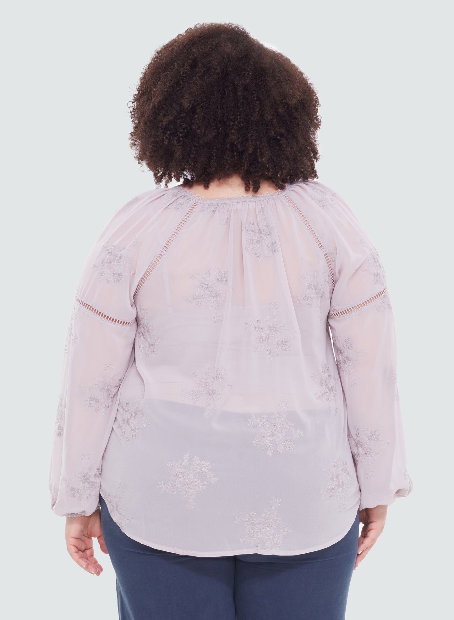Lavender Crochet Top