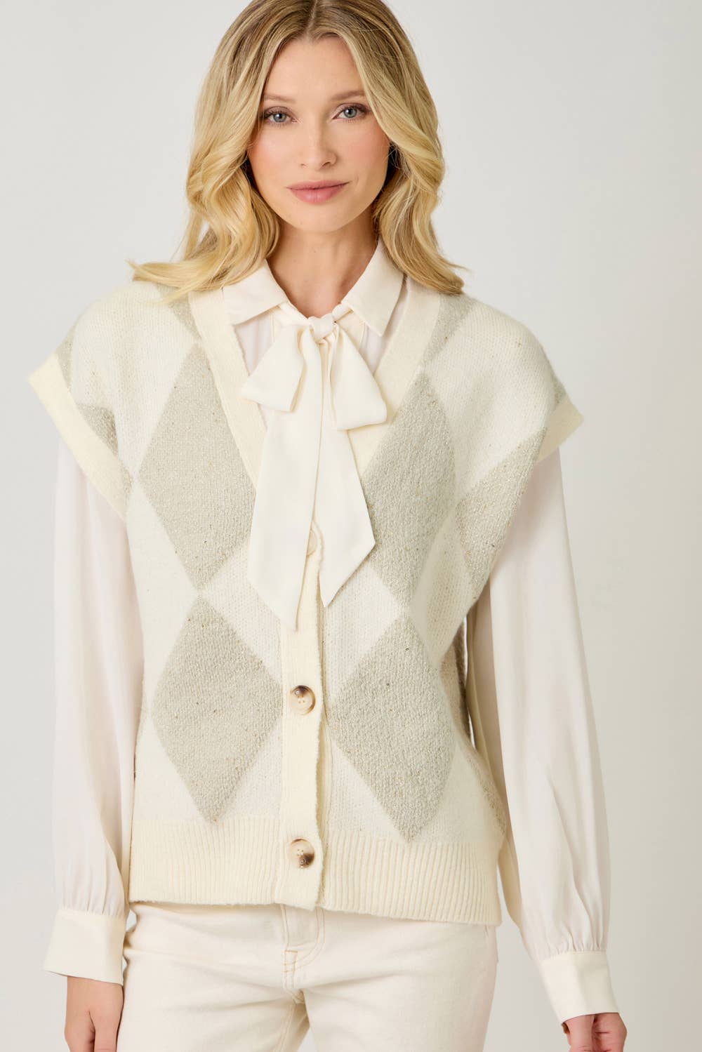 Shimmer & Shine Argyle Sweater Vest