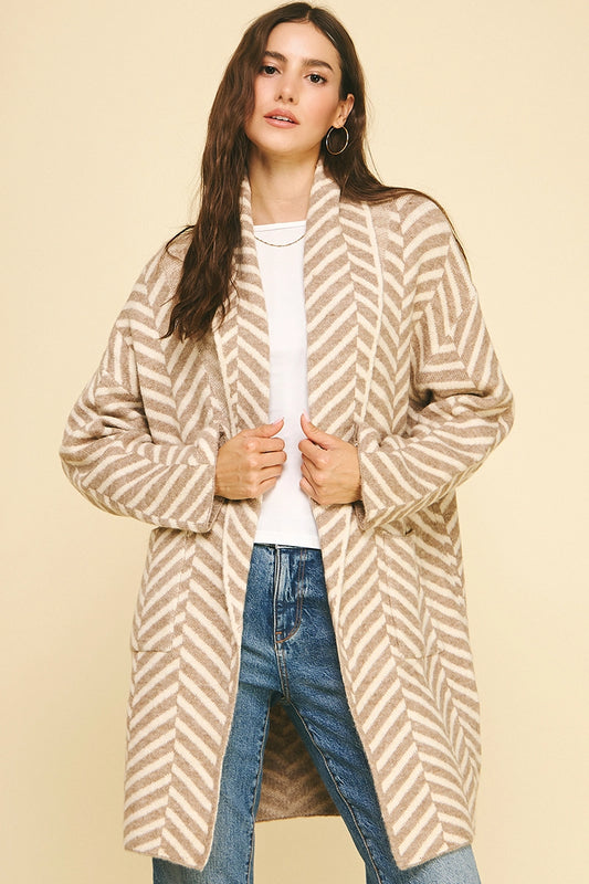 Diagonal Dreams Cardigan