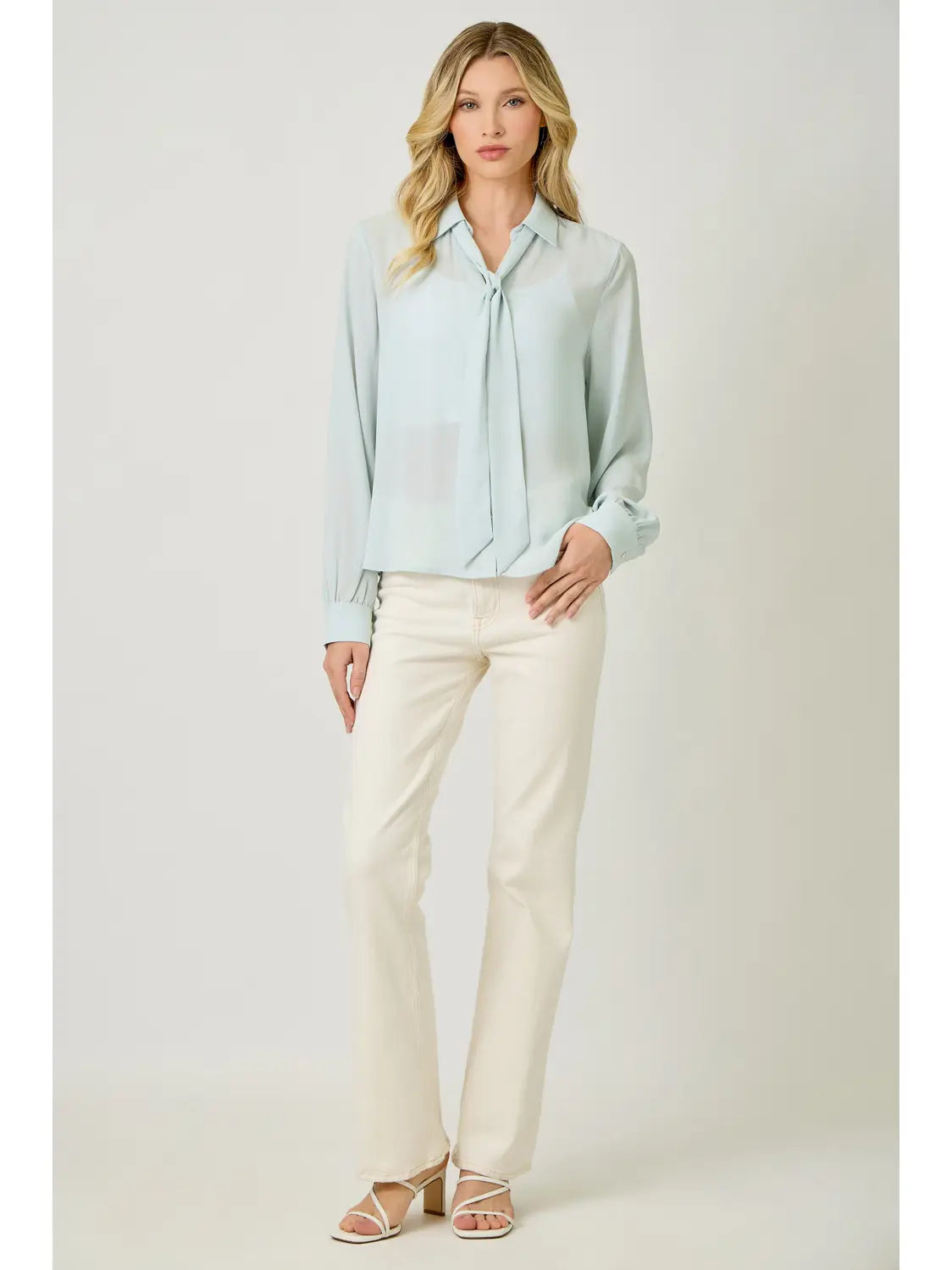 The Effortless Tie-Neck Blouse