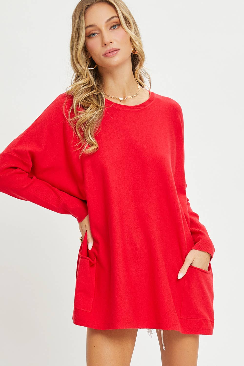 Comfy Oversized Tunic Sweater