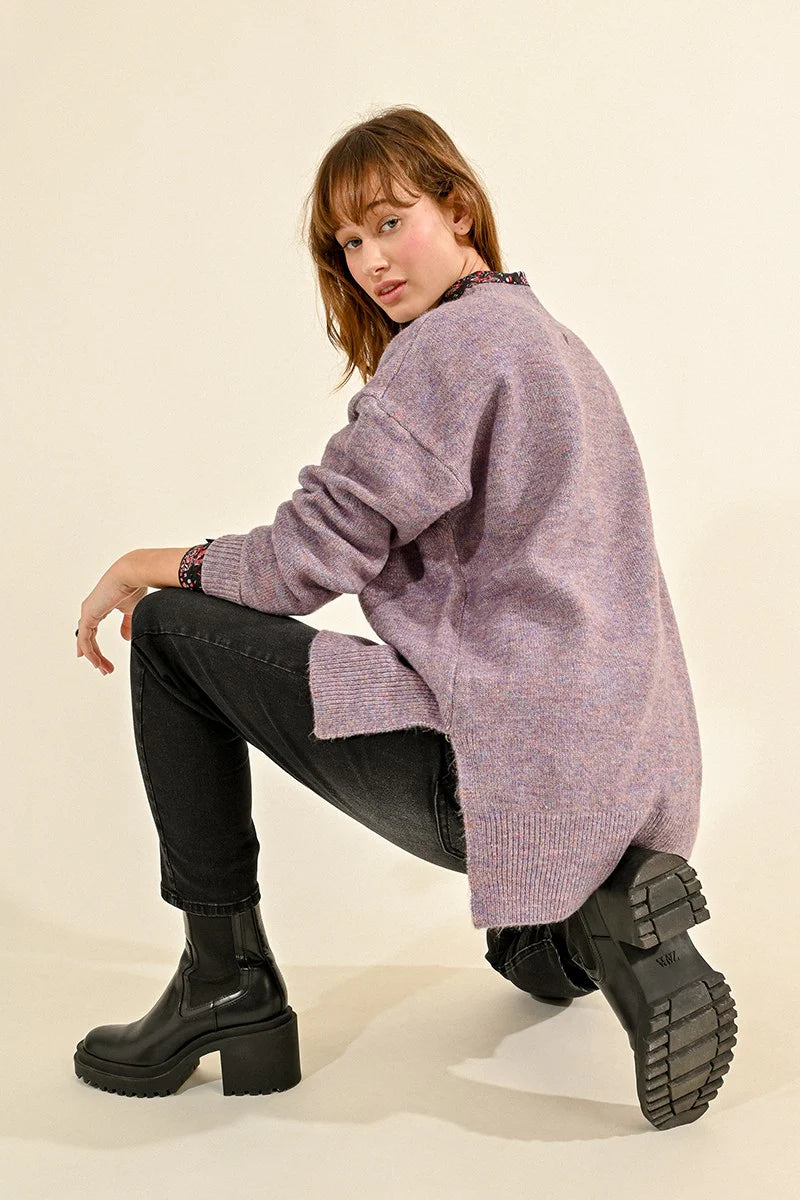 Asymmetrical Tunic Sweater