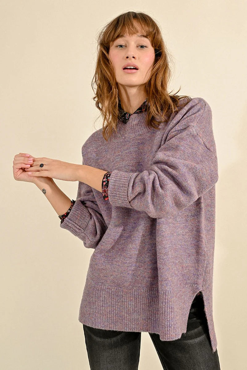 Asymmetrical Tunic Sweater