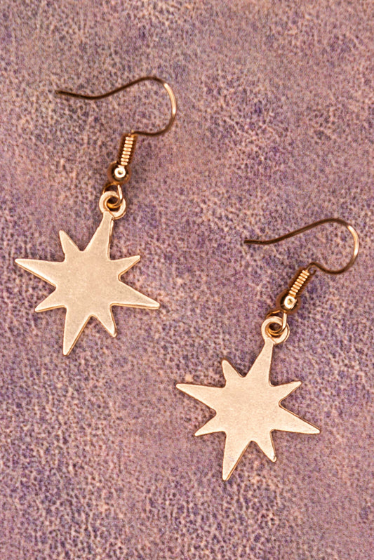 8 Point Star Mini Earrings