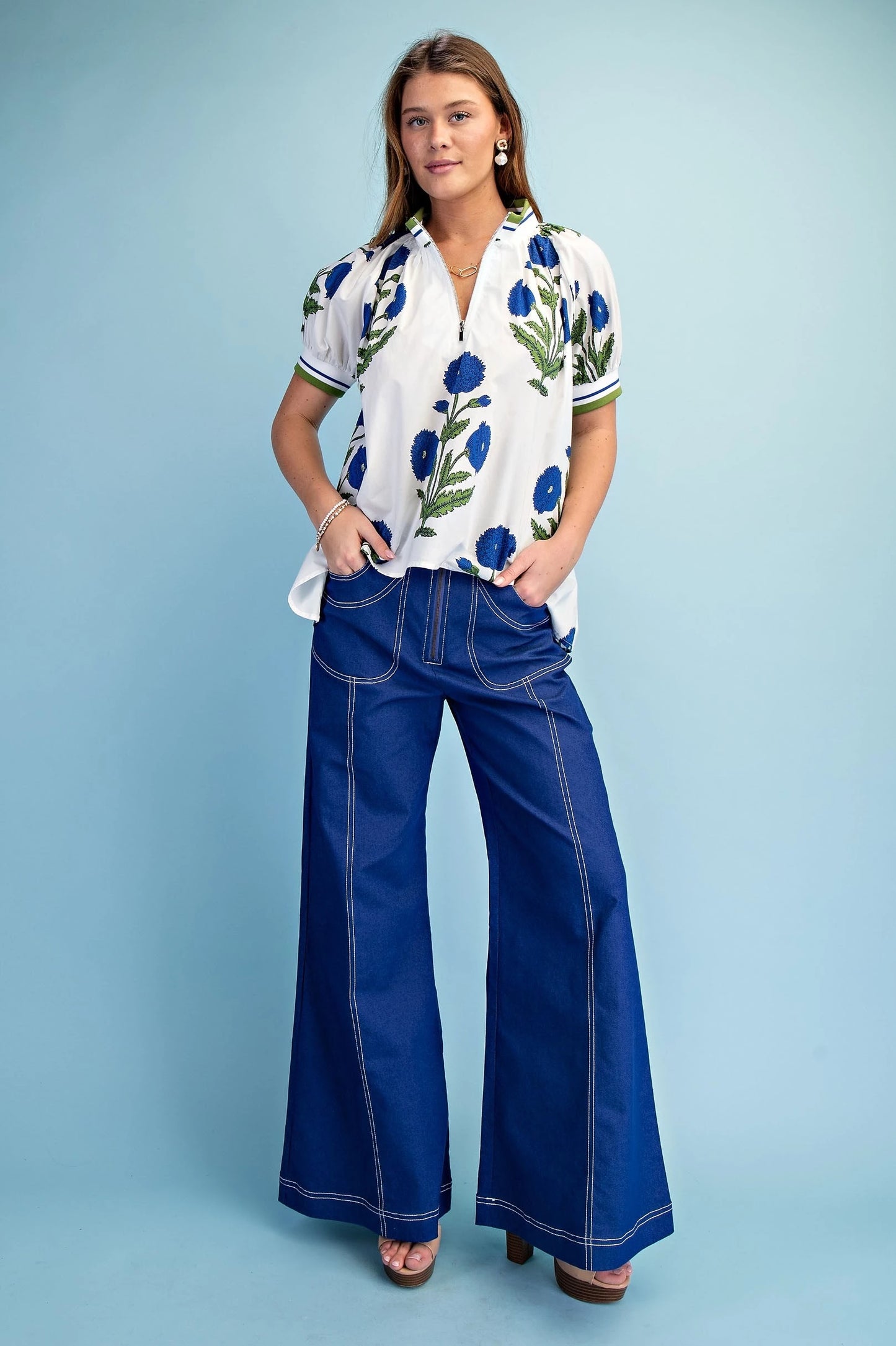 Zip It Good Wide Leg Pants