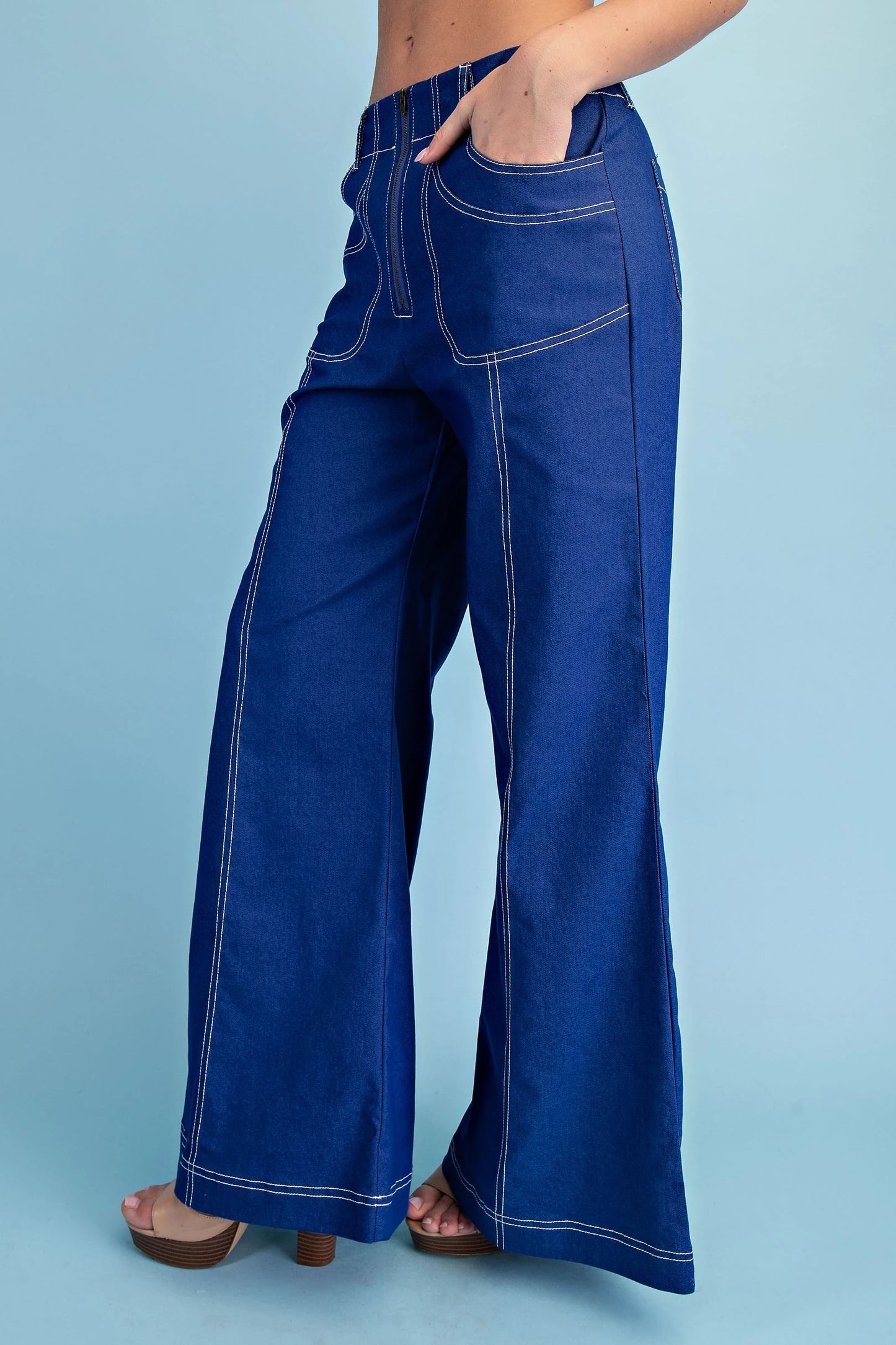 Zip It Good Wide Leg Pants