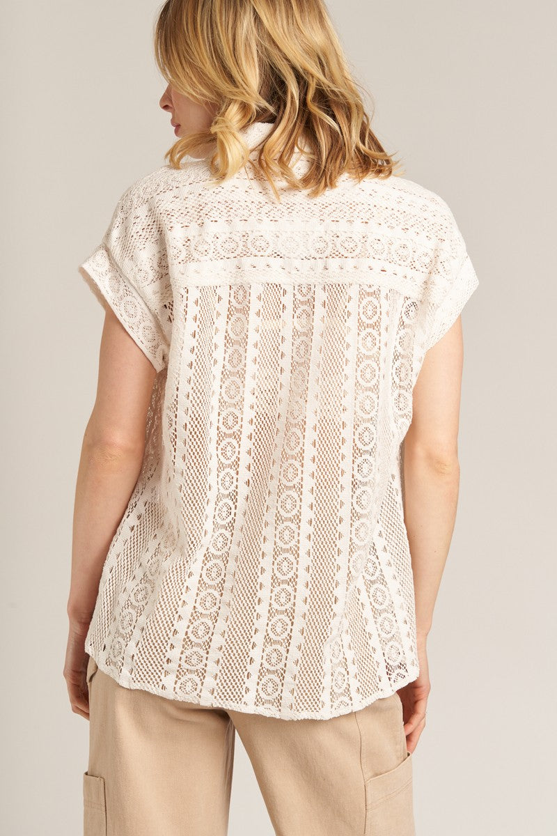 Effortless Boho Crochet Top