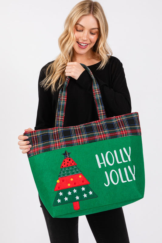 Holly Jolly Holiday Tote