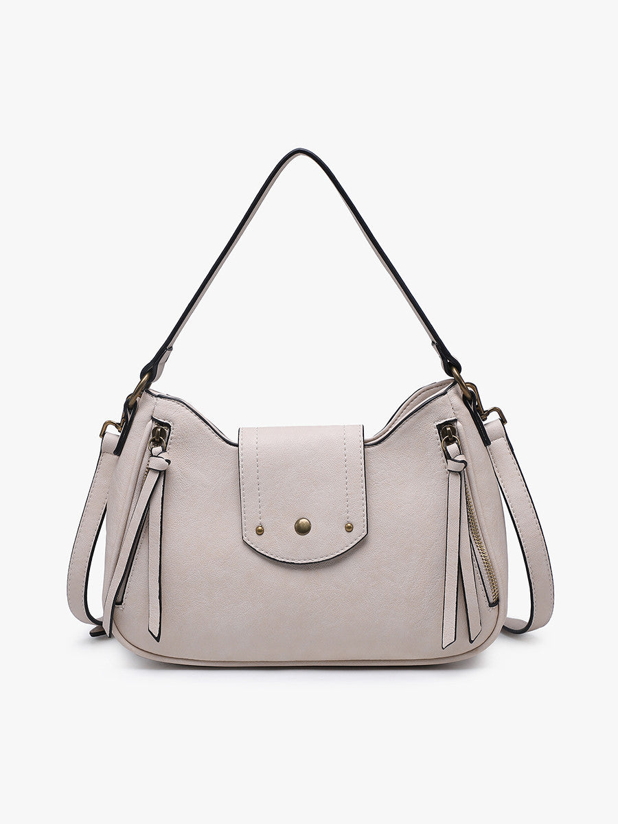 Leilani Twist-Lock Crossbody/Satchel w/ Adjustable Strap
