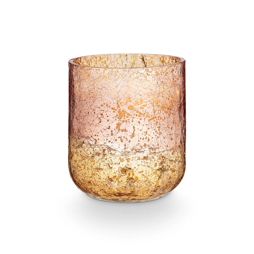 Cassia Clove Crackle Small Glass Candle