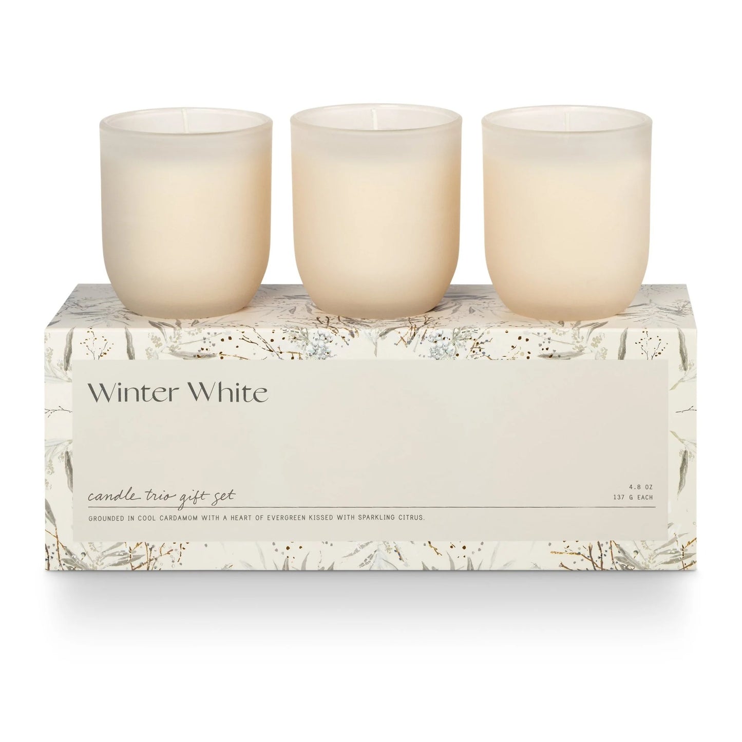 Winter White Candle Trio Gift Set