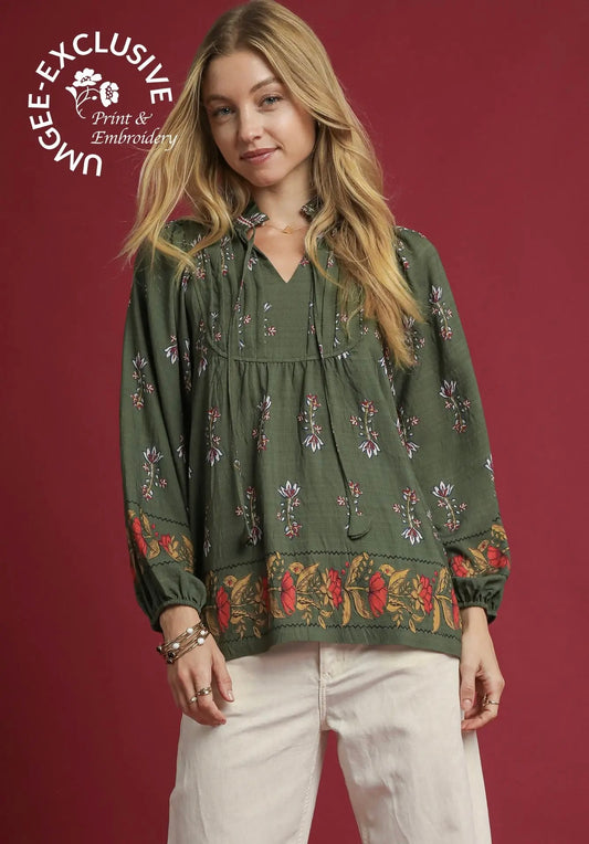 Bloom & Wander Peasant Blouse