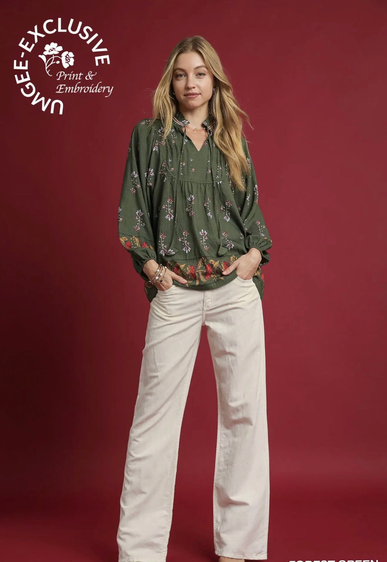 Bloom & Wander Peasant Blouse